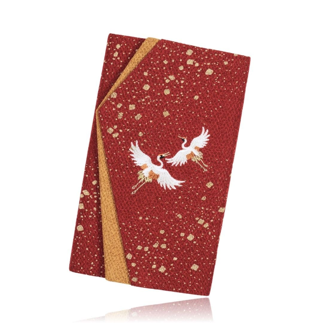 Wa-Yuraku Fukusa (Cloth Wrapping Cloth) - Dark Red, for Celebrations, Weddings, Women s, Embroidered, Gold Envelope Wrapping Cloth, Made in Japan
Wa-Yuraku Fukusa (Cloth Wrapping Cloth) - Dark Red, for Celebrations, Weddings, Women s, Embroidered, Gold Envelope Wrapping Cloth, Made in Japan