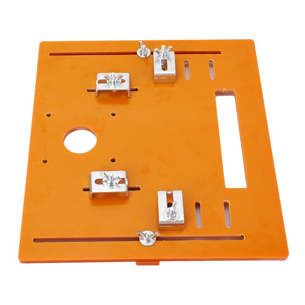 28x25cm Size Cutting Machine Base Plate Aluminium Material Oblique Cut Design Circular Saw Base Plate Woodworking Insert Plate
28x25cm Size Cutting Machine Base Plate Aluminium Material Oblique Cut Design Circular Saw Base Plate Woodworking Insert Plate