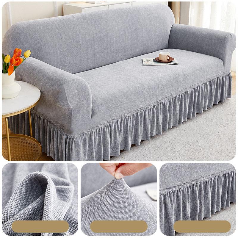 Chenille Thick Solid Sofa Cover All Inclusive Anti Slip Dustproof Armrest Couch Slipcover 1/2/3 Seater Anti-Scratch Seat Cushion 1pc 1 Seater
Chenille Thick Solid Sofa Cover All Inclusive Anti Slip Dustproof Armrest Couch Slipcover 1/2/3 Seater Anti-Scratch Seat Cushion 1pc 1 Seater