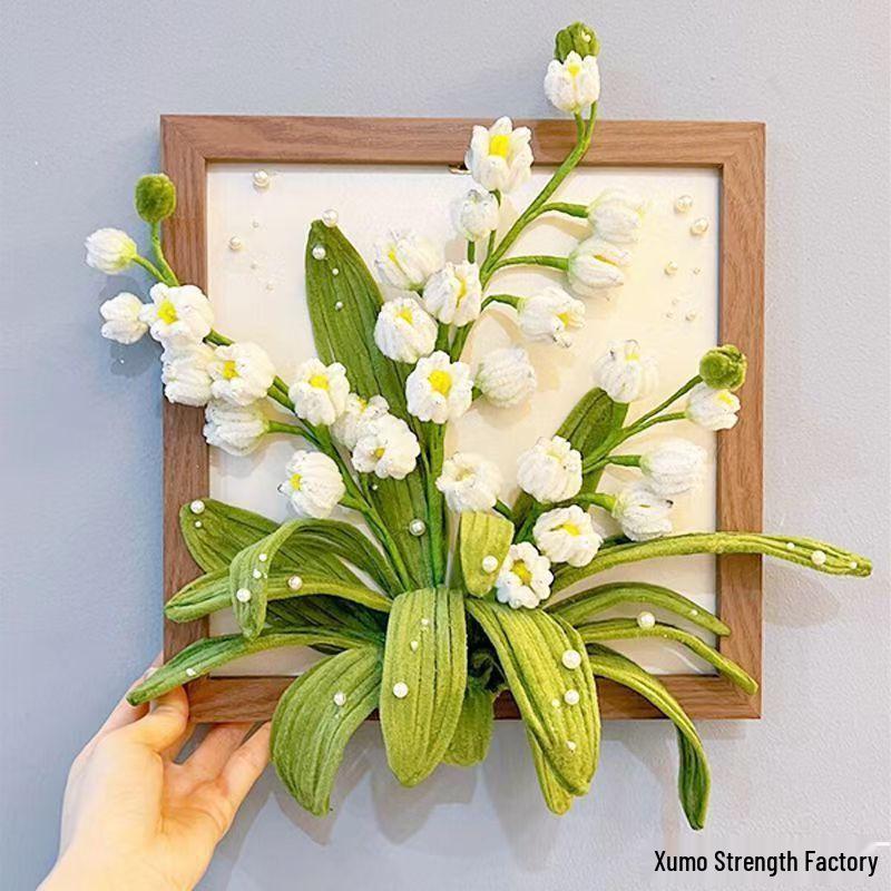 Handmade Pipe Cleaner Bouquet Photo Frame Ornament for Living Room - Ideal Gift for Friends and Girlfriends Frame Size 25*25
Handmade Pipe Cleaner Bouquet Photo Frame Ornament for Living Room - Ideal Gift for Friends and Girlfriends Frame Size 25*25
