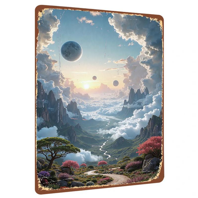 Dream Planet Cloud Sea Sunrise Metal Iron Painting Home Living Room BedroomWall Decor Hanging Painting 20x30cm(7.8x11.8inch)
Dream Planet Cloud Sea Sunrise Metal Iron Painting Home Living Room BedroomWall Decor Hanging Painting 20x30cm(7.8x11.8inch)