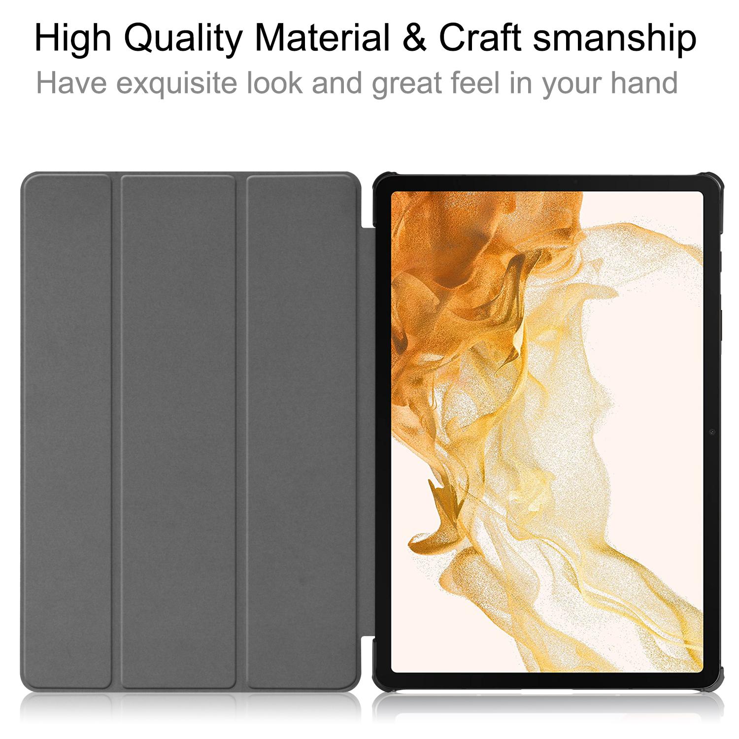 For Samsung Galaxy Tab S10+/S9 FE+/S9+ Case Anti-Drop Leather Stand Tablet Cover Grey
For Samsung Galaxy Tab S10+/S9 FE+/S9+ Case Anti-Drop Leather Stand Tablet Cover Grey