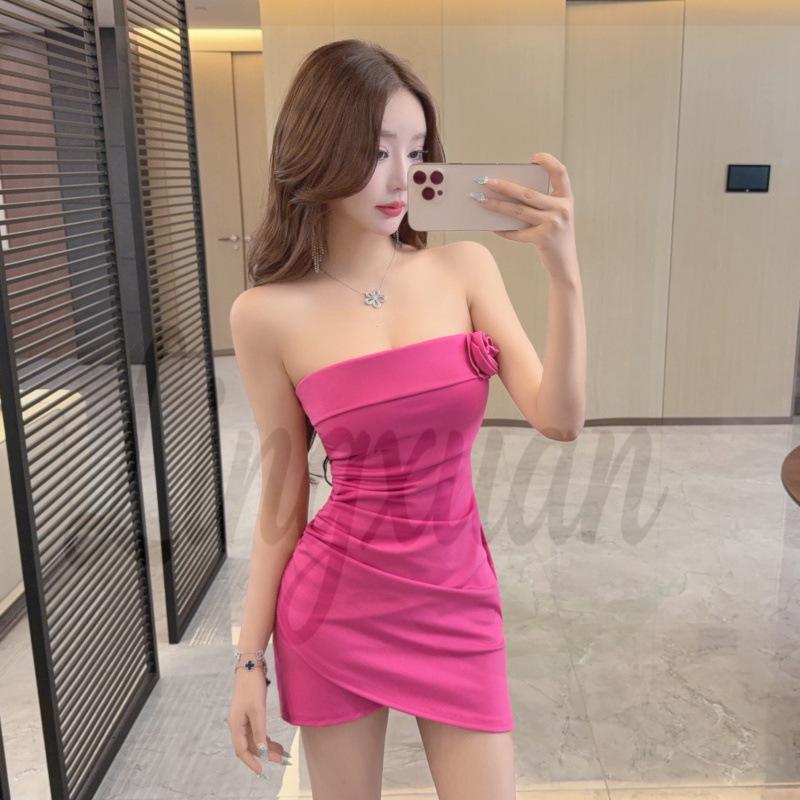 Spicy Girl Women s Strapless One-Shoulder Sexy Bodycon Dress Medium фуксія
Spicy Girl Women s Strapless One-Shoulder Sexy Bodycon Dress Medium фуксія