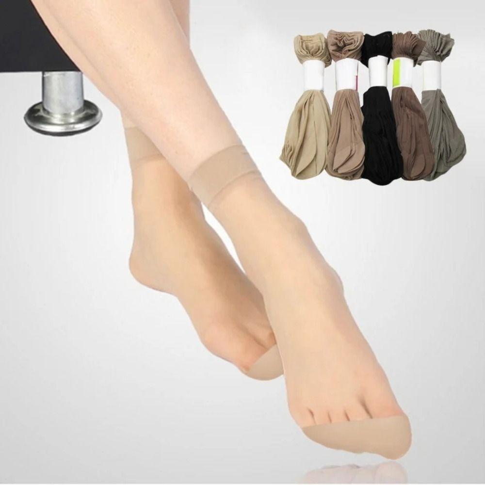 5Pairs Ultrathin Women Silk Socks Elastic Short Ankle Silk Socks Invisible Crystal Skin Socks Girl чёрный
5Pairs Ultrathin Women Silk Socks Elastic Short Ankle Silk Socks Invisible Crystal Skin Socks Girl чёрный