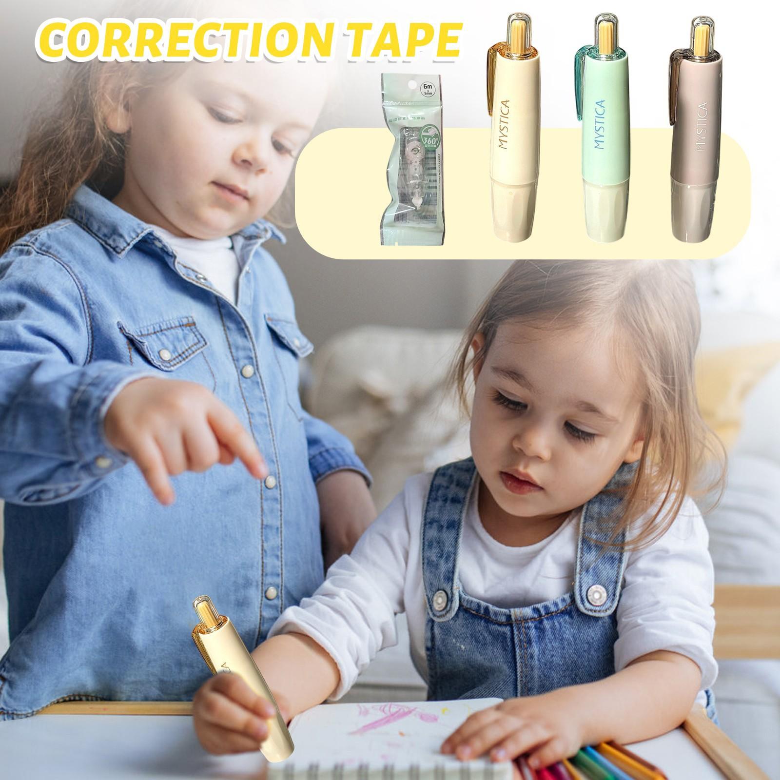 Pen-type Press Correction Tape, Replaceable Core, Correction With Style, High Appearance Level, Color, Large Capacity Correction Tape Stationery One Size
Pen-type Press Correction Tape, Replaceable Core, Correction With Style, High Appearance Level, Color, Large Capacity Correction Tape Stationery One Size