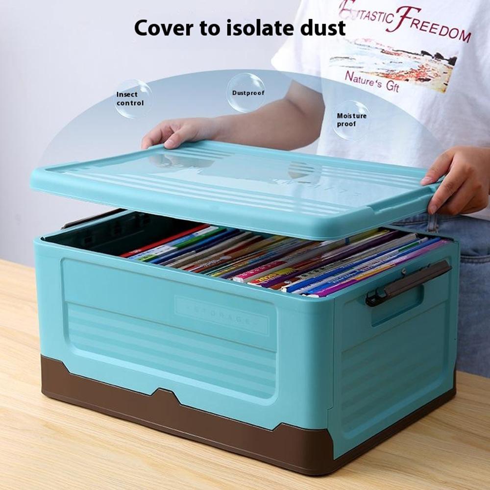 PP Lidded Storage Bin Foldable Storage Box Stackable Container for Outdoor Home Storage,Size: S Blue
PP Lidded Storage Bin Foldable Storage Box Stackable Container for Outdoor Home Storage,Size: S Blue