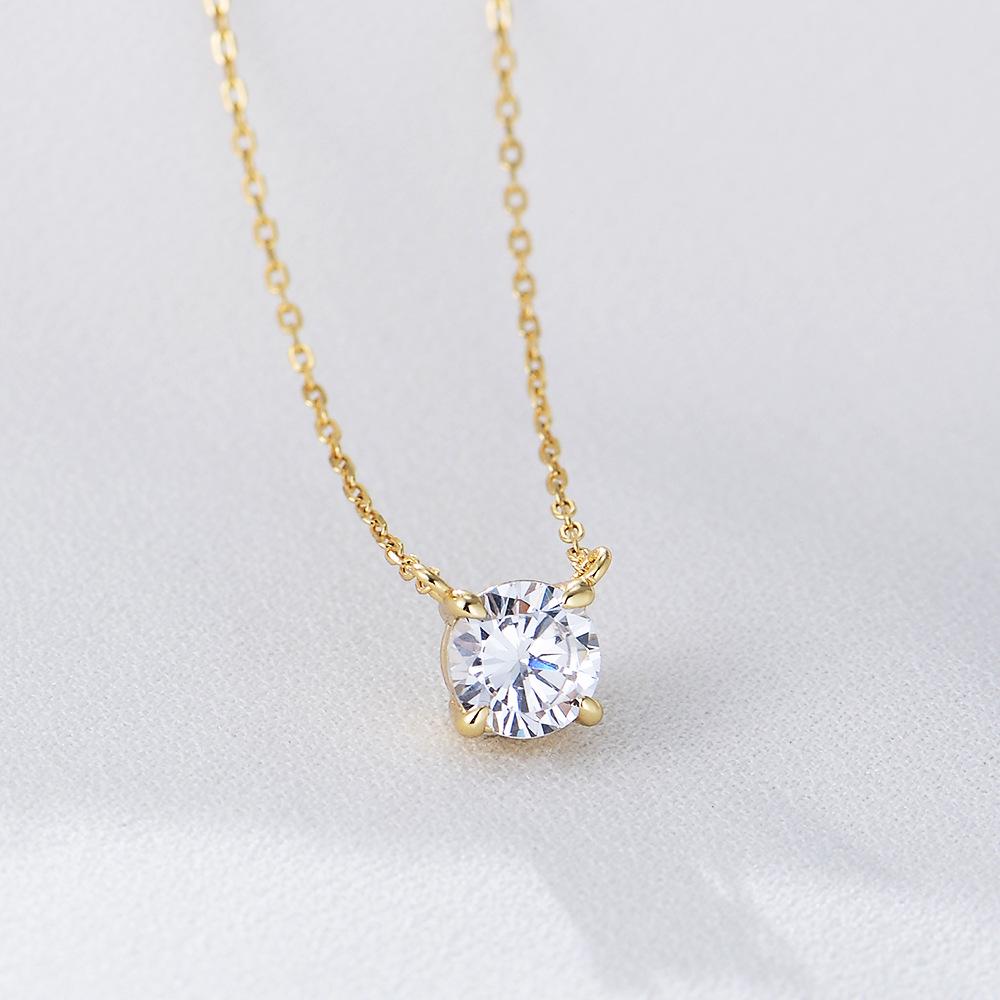 2022 Trendy European-American Round Zircon Pendant Sterling Silver Women s Necklace - Elegant, Luxe Clavicle Chain 925 Silver белый
2022 Trendy European-American Round Zircon Pendant Sterling Silver Women s Necklace - Elegant, Luxe Clavicle Chain 925 Silver белый