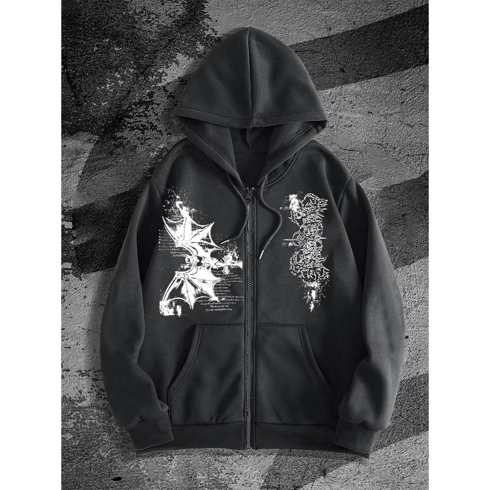 College Special Edition Black Night Bat Original Design Printed Zipper Hoodie, Fashionable Street Trend Zipper Hoodie XL
College Special Edition Black Night Bat Original Design Printed Zipper Hoodie, Fashionable Street Trend Zipper Hoodie XL