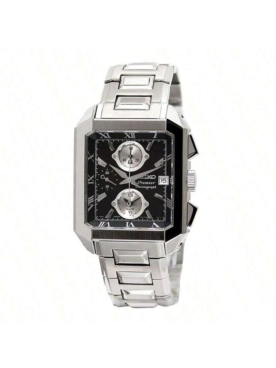 Мужские кварцевые часы - Черный квадратный циферблат, Корпус и браслет из нержавеющей стали (Модель SNA743J1) - Деловая элегантность для повседневной носки чёрный
Мужские кварцевые часы - Черный квадратный циферблат, Корпус и браслет из нержавеющей стали (Модель SNA743J1) - Деловая элегантность для повседневной носки чёрный