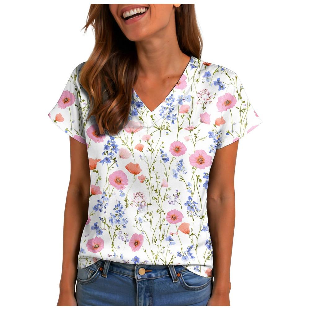 Fashionable and casual women s printed V-neck short XL
Fashionable and casual women s printed V-neck short XL