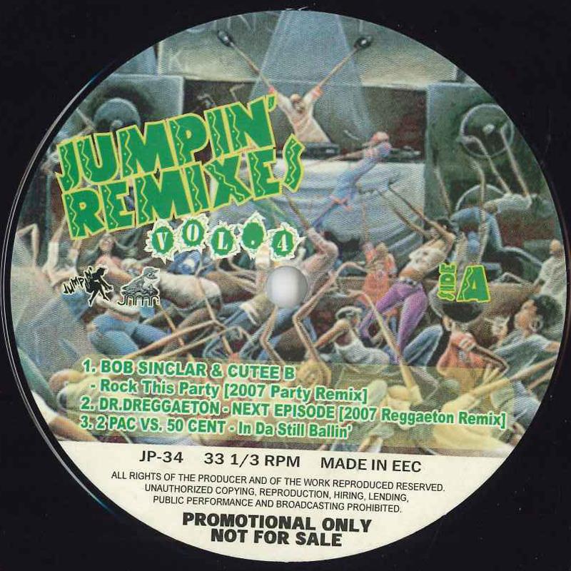 12inch Record VARIOUS - Jumpin Remixes Vol. 4 JP34 Not On Label 2007 US Rap & Hip-Hop/R&B Used
12inch Record VARIOUS - Jumpin Remixes Vol. 4 JP34 Not On Label 2007 US Rap & Hip-Hop/R&B Used