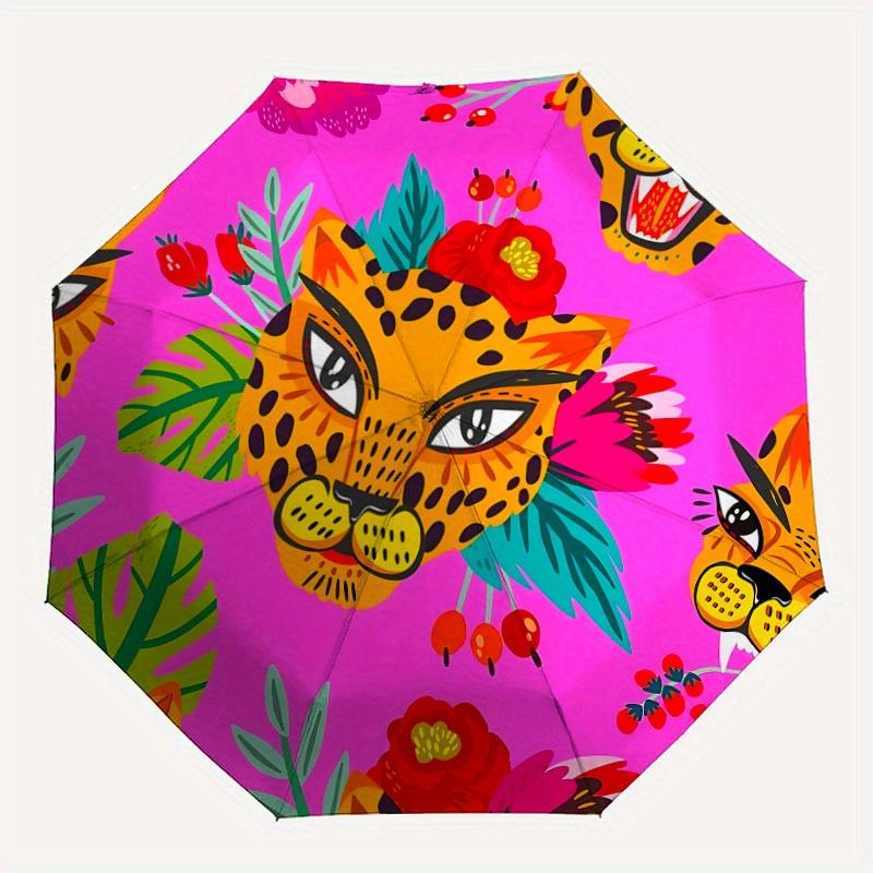 1pc Leopard Print Automatic Open/close Folding Umbrella, Compact Portable Travel Umbrella, Perfect Birthday/Christmas, Cute Umbrella, Durabl
1pc Leopard Print Automatic Open/close Folding Umbrella, Compact Portable Travel Umbrella, Perfect Birthday/Christmas, Cute Umbrella, Durabl
