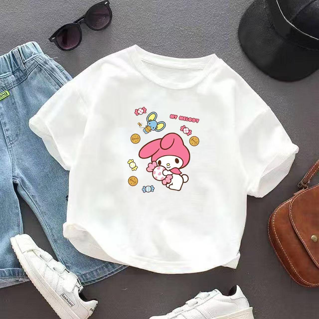 Sanrios 2026 Summer New Design My Melody Graffiti Cartoon Print Pure Cotton Breathable Childrens ShortSleeved TShirt S
Sanrios 2026 Summer New Design My Melody Graffiti Cartoon Print Pure Cotton Breathable Childrens ShortSleeved TShirt S