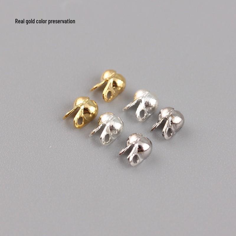 Copper Gold Retention Round Bead Chain and Clip Buckle for Necklace & Bracelet DIY 1.2/1.5mm Light Gold (50 pieces)
Copper Gold Retention Round Bead Chain and Clip Buckle for Necklace & Bracelet DIY 1.2/1.5mm Light Gold (50 pieces)
