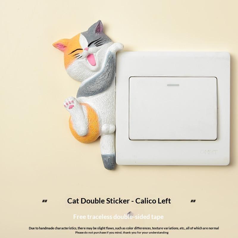 1Pcs Cute Cat Decorative Decals Stereo Switch Stickers Creative Animals Home Wall Decoration Living Room Bedroom Switch Decor
1Pcs Cute Cat Decorative Decals Stereo Switch Stickers Creative Animals Home Wall Decoration Living Room Bedroom Switch Decor