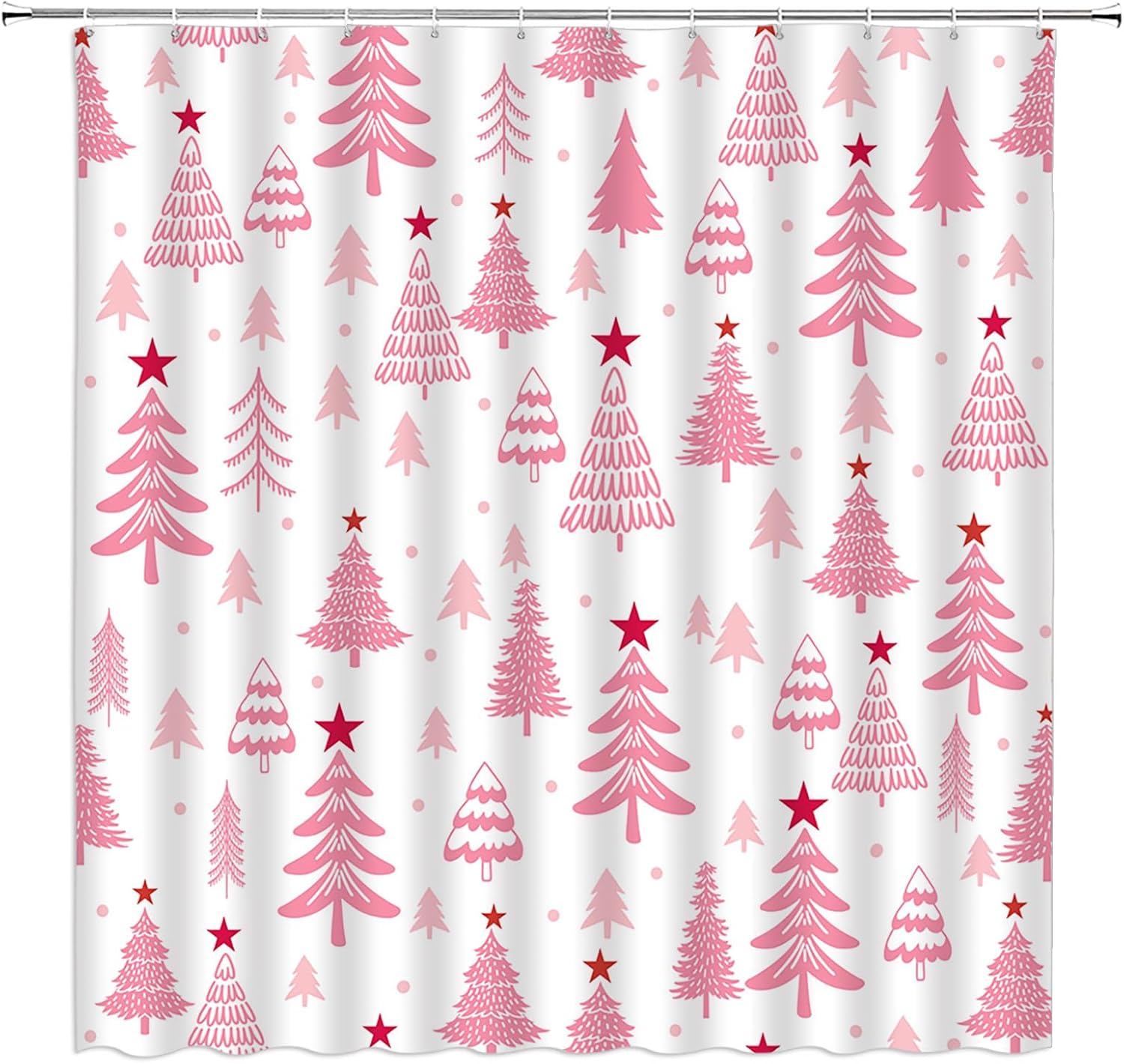 Christmas Tree Shower Curtain Blue Cute Xmas Tree Stars Cartoon Winter Holiday Merry Christmas New Year Bathroom Decor W60H190(CM)-1 Pcs
Christmas Tree Shower Curtain Blue Cute Xmas Tree Stars Cartoon Winter Holiday Merry Christmas New Year Bathroom Decor W60H190(CM)-1 Pcs