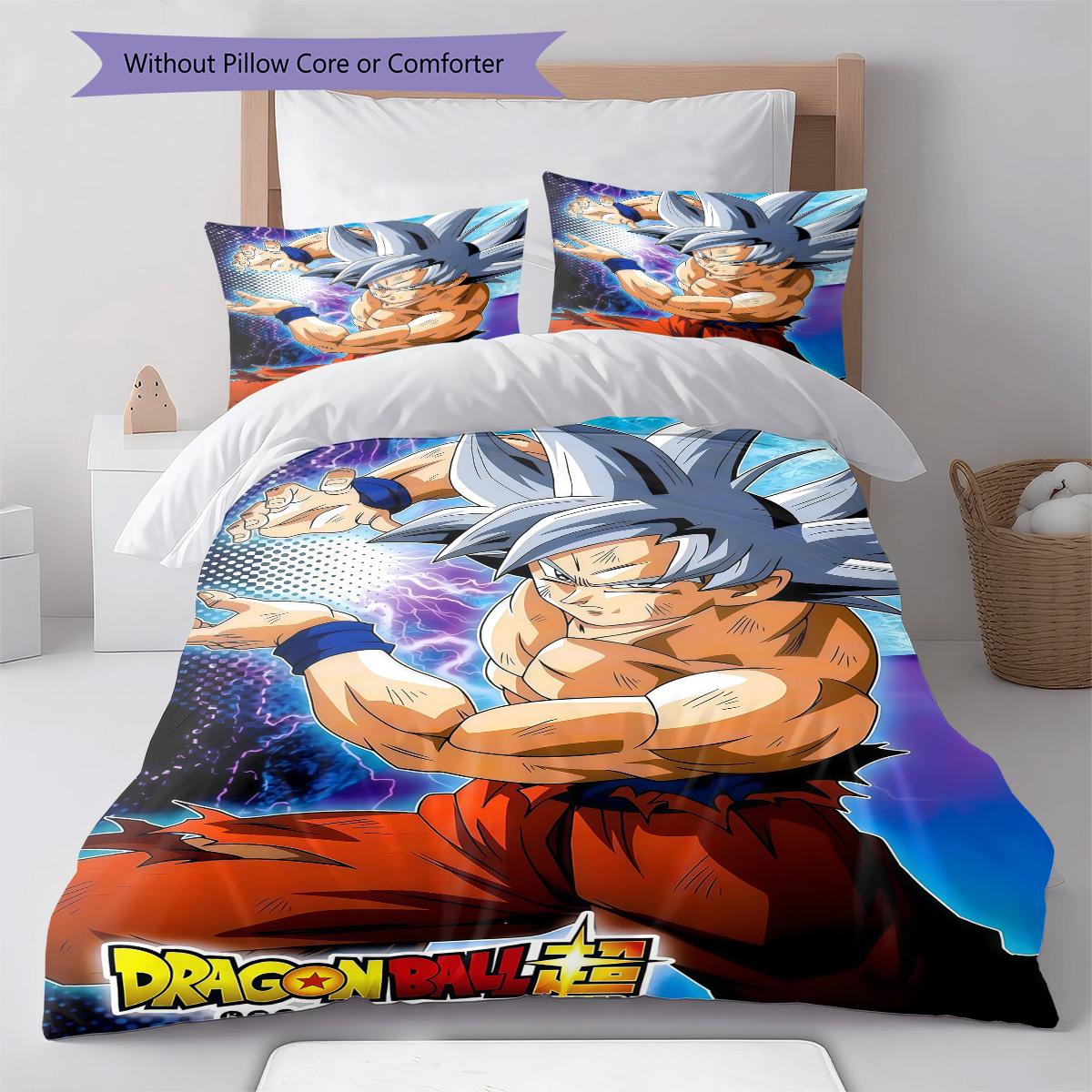 DBZ Clash Pattern Bedding Quilt Set Quilt Cover Pillowcase Home Decoration Birthday Gift (1 * duvet cover + 2 * pillowcase, without core) 135x200cm
DBZ Clash Pattern Bedding Quilt Set Quilt Cover Pillowcase Home Decoration Birthday Gift (1 * duvet cover + 2 * pillowcase, without core) 135x200cm