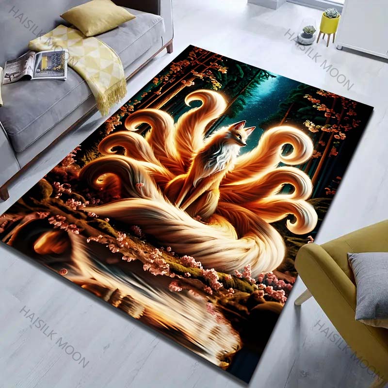 Multiple sizes Nine-Tailed Fox Forest Rug Pattern Carpet for Living Room Bedroom Sofa Home Decor Non-slip Floor Mat Luxury Gift 40x60cm
Multiple sizes Nine-Tailed Fox Forest Rug Pattern Carpet for Living Room Bedroom Sofa Home Decor Non-slip Floor Mat Luxury Gift 40x60cm