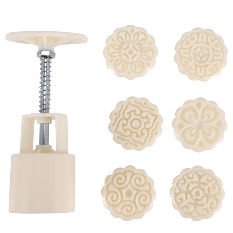 AEE4-Mid-Autumn Festival Hand-Pressure Moon Cake Mould With 6 Stamps,Cookie Mold,Flowers Design Cookiemoon Cake Mold белый
AEE4-Mid-Autumn Festival Hand-Pressure Moon Cake Mould With 6 Stamps,Cookie Mold,Flowers Design Cookiemoon Cake Mold белый