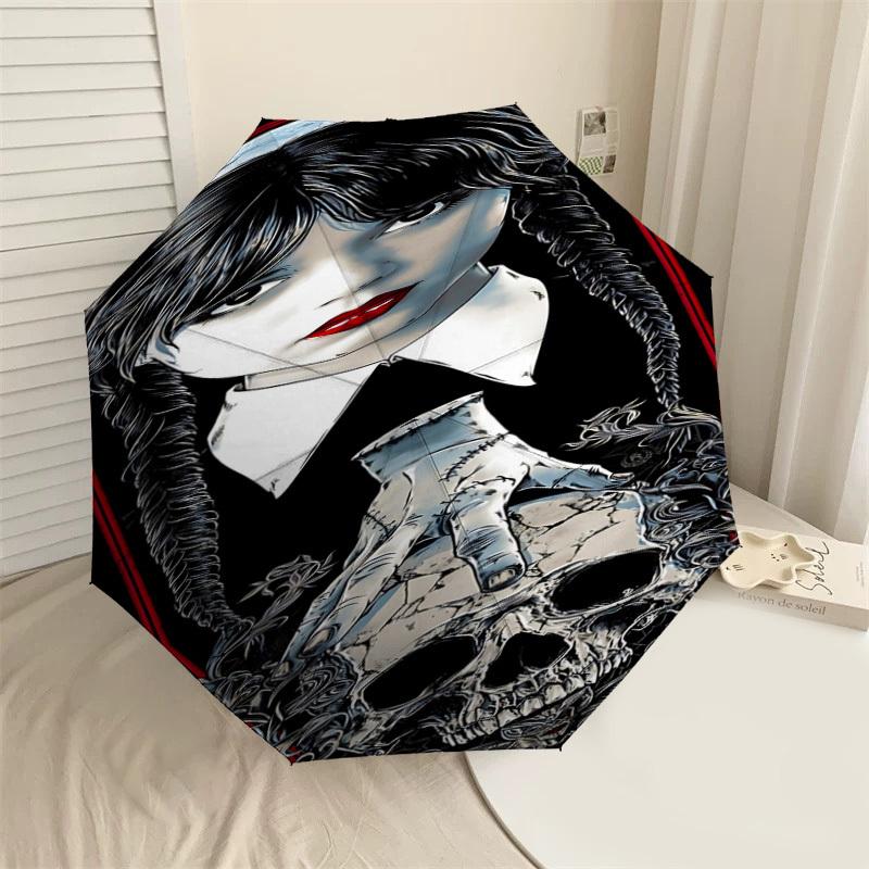 1PC gothic skull Umbrella-8-Rib Reinforced, Automatic Open, Lightweight & Durable, Cute Fashion Accessory for Outdoor-K1296
1PC gothic skull Umbrella-8-Rib Reinforced, Automatic Open, Lightweight & Durable, Cute Fashion Accessory for Outdoor-K1296