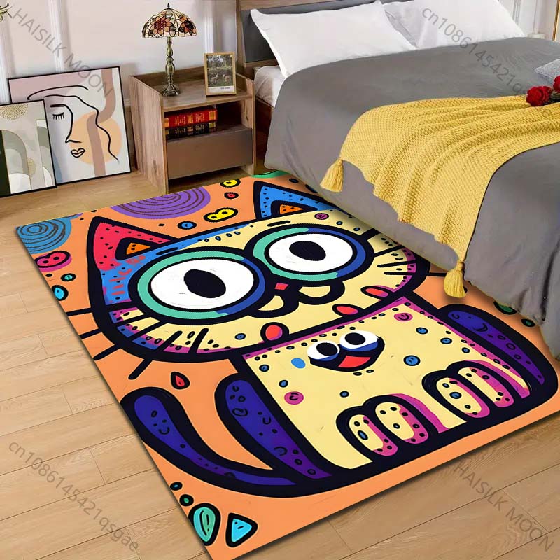 Multiple sizes Colorful cartoon cat design Carpet for Living Room Bedroom Sofa Home Decor Rus Non-slip Floor Mat Luxury Gift 40cm x 60cm
Multiple sizes Colorful cartoon cat design Carpet for Living Room Bedroom Sofa Home Decor Rus Non-slip Floor Mat Luxury Gift 40cm x 60cm