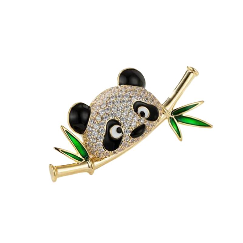 Cute Delicate Panda Bamboo Animal Brooch Corsage For Women Trendy Enamel Brooch Rhinestone Pins Clothing Accessories Gifts
Cute Delicate Panda Bamboo Animal Brooch Corsage For Women Trendy Enamel Brooch Rhinestone Pins Clothing Accessories Gifts