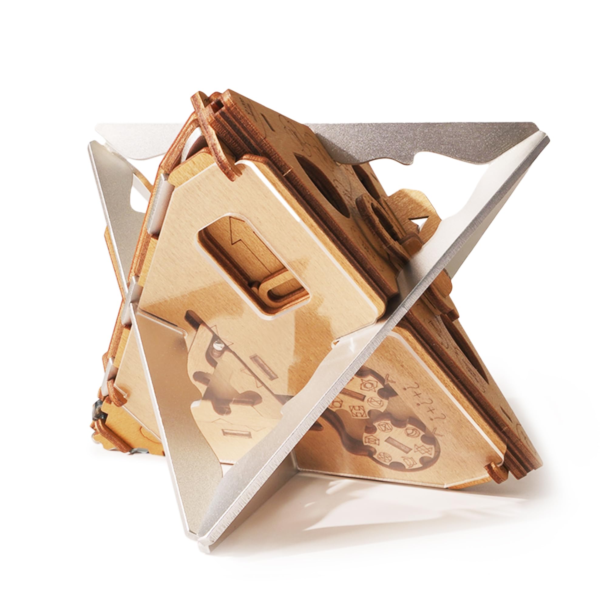 Puzzle Potato Stone Escape Room Game Wooden Puzzle Box 3D Brain Teaser Puzzle Treasure Chest - Philosopher s - - - - (Anti-Gravity (Metal))
Puzzle Potato Stone Escape Room Game Wooden Puzzle Box 3D Brain Teaser Puzzle Treasure Chest - Philosopher s - - - - (Anti-Gravity (Metal))