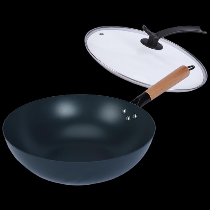 Wutuo 32cm Uncoated Iron Wok for All Stovetops
Wutuo 32cm Uncoated Iron Wok for All Stovetops