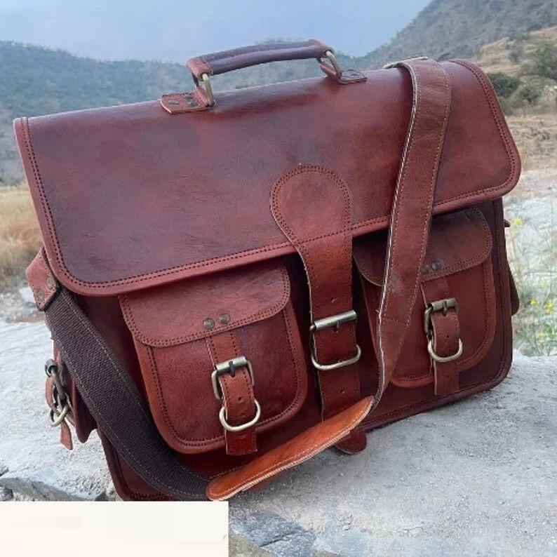 Кожаный Винтажный Новый Натуральный Портфель Наплечная Мужская Сумка-Мессенджер для Ноутбука 15 x 11 x 4 in
Кожаный Винтажный Новый Натуральный Портфель Наплечная Мужская Сумка-Мессенджер для Ноутбука 15 x 11 x 4 in