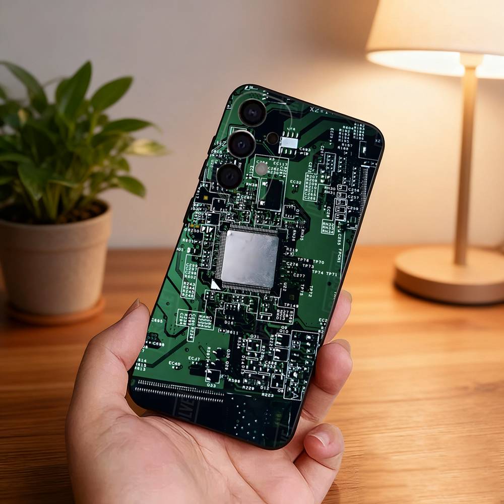 Science Circuit Board For Samsung Phone Case S26,S25,S24,S21,S22,S23,S30,Ultra,S20,Plus,Fe,Lite,5G Black Cover Samsung S30Ultra5G
Science Circuit Board For Samsung Phone Case S26,S25,S24,S21,S22,S23,S30,Ultra,S20,Plus,Fe,Lite,5G Black Cover Samsung S30Ultra5G