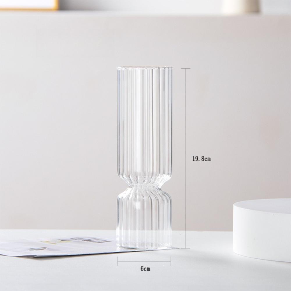 Transparent Hydroponic Striped Glass Vase Nordic Style Glass Vase Table Centerpiece Decorations Modern Living Room Ornament прозорий
Transparent Hydroponic Striped Glass Vase Nordic Style Glass Vase Table Centerpiece Decorations Modern Living Room Ornament прозорий