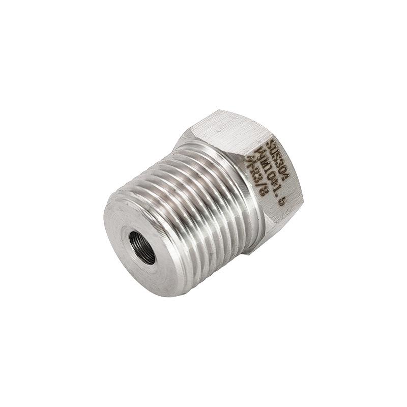 Stainless Steel Threaded Adapter, Female M10x1.5 to Male R3/8 BSPT (0887)
Stainless Steel Threaded Adapter, Female M10x1.5 to Male R3/8 BSPT (0887)