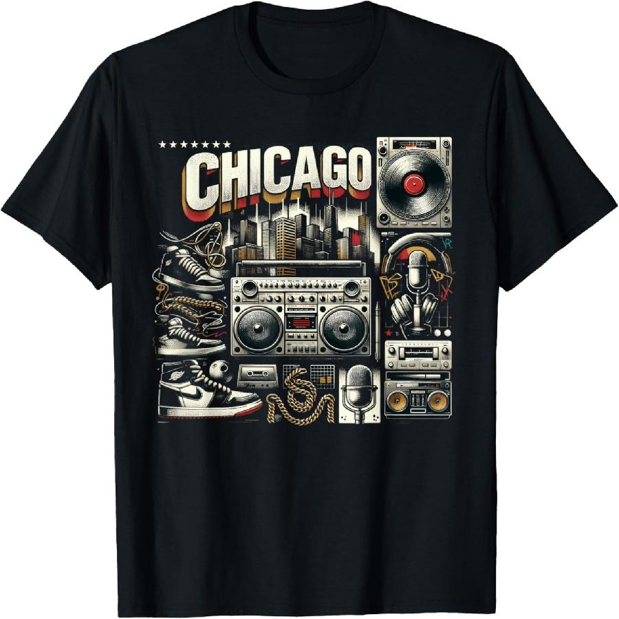 Chicago Hip Hop _ Men Women (XS - 6XL+) _ Graphic T-Shirt XXXXXL чорний
Chicago Hip Hop _ Men Women (XS - 6XL+) _ Graphic T-Shirt XXXXXL чорний