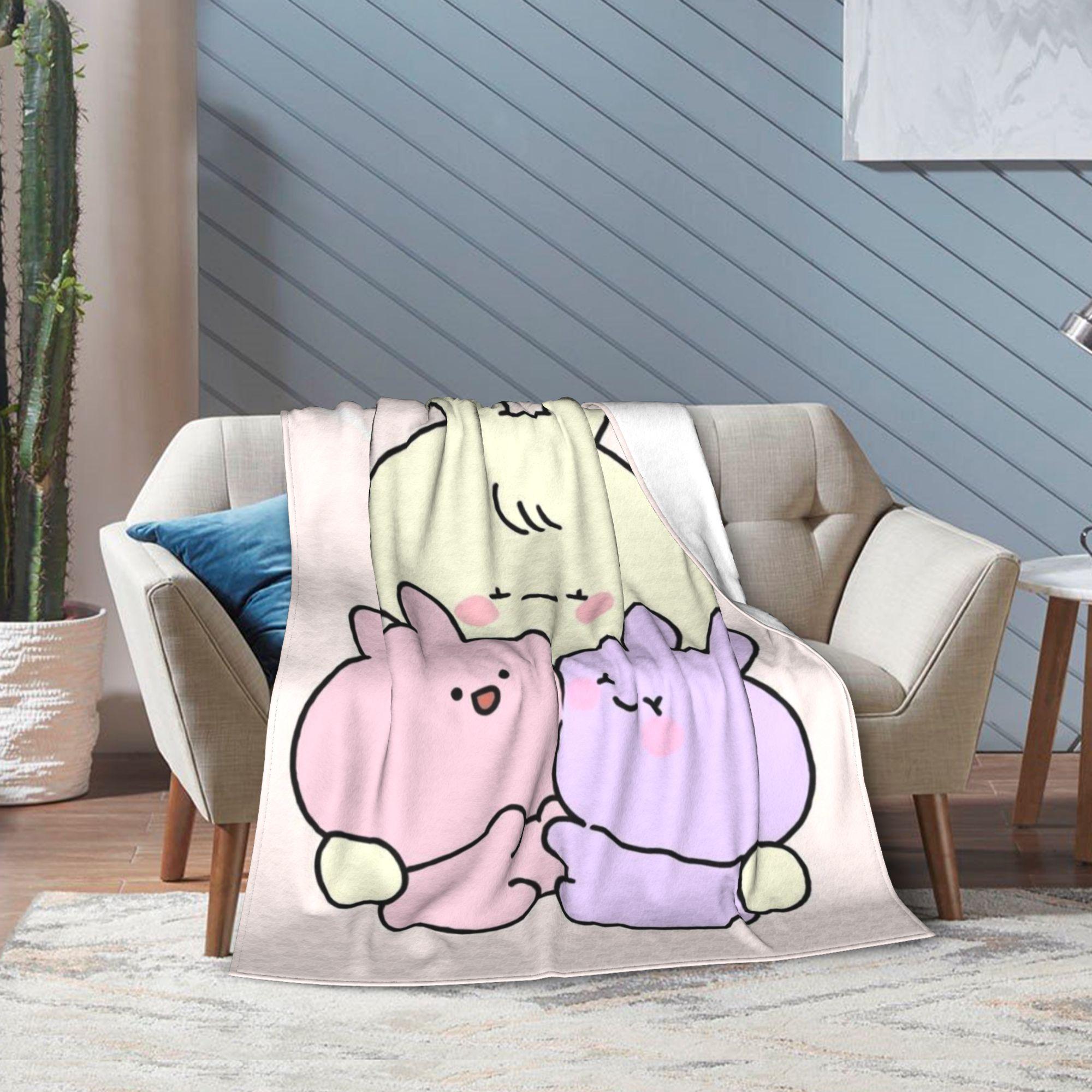 Asamimichan and Anemimi Throw Blanket for Couch Soft Fuzzy Plush Blanket 50x60 Inch Multi-size Bedspreads for All Seasons 30x40in
Asamimichan and Anemimi Throw Blanket for Couch Soft Fuzzy Plush Blanket 50x60 Inch Multi-size Bedspreads for All Seasons 30x40in