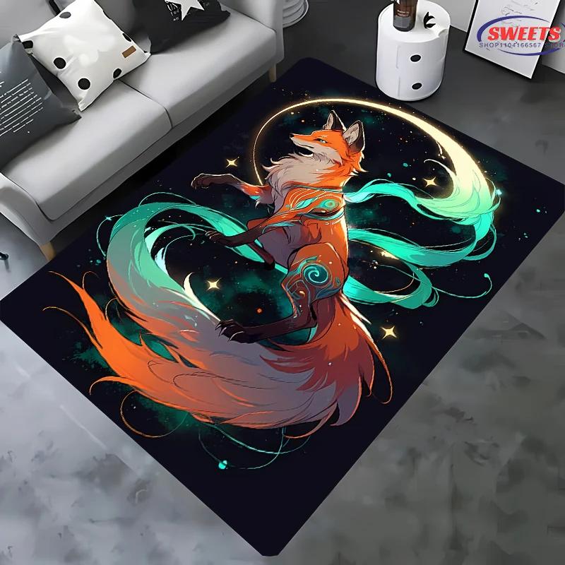 Cute Fox Cartoon Carpet Non-slip Floor Mat for Bedroom Living Room Durable Machine Washable Rug Gift Home Decor 40x60cm (16x24in)
Cute Fox Cartoon Carpet Non-slip Floor Mat for Bedroom Living Room Durable Machine Washable Rug Gift Home Decor 40x60cm (16x24in)