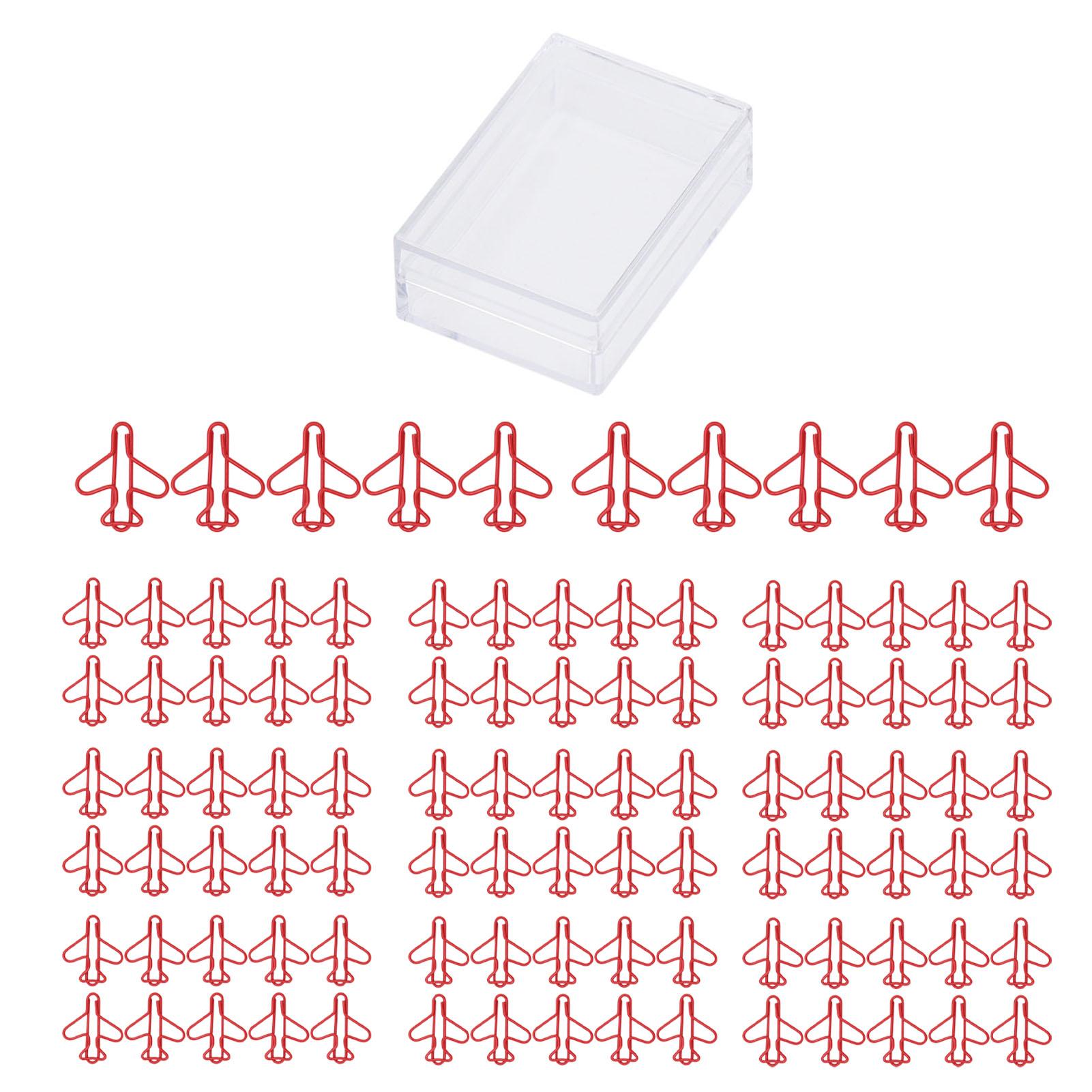 100pcs Airplane Shaped Paper Clips Rust Prevention Plating Process Cute Paper Clip for Scrapbooking червоний
100pcs Airplane Shaped Paper Clips Rust Prevention Plating Process Cute Paper Clip for Scrapbooking червоний