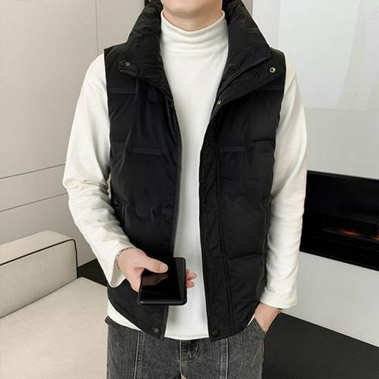 Men s Stand Collar Windproof Down Vest - Warm, Versatile, Wrinkle-Free Winter Wear L (90-105 jin) чорний
Men s Stand Collar Windproof Down Vest - Warm, Versatile, Wrinkle-Free Winter Wear L (90-105 jin) чорний