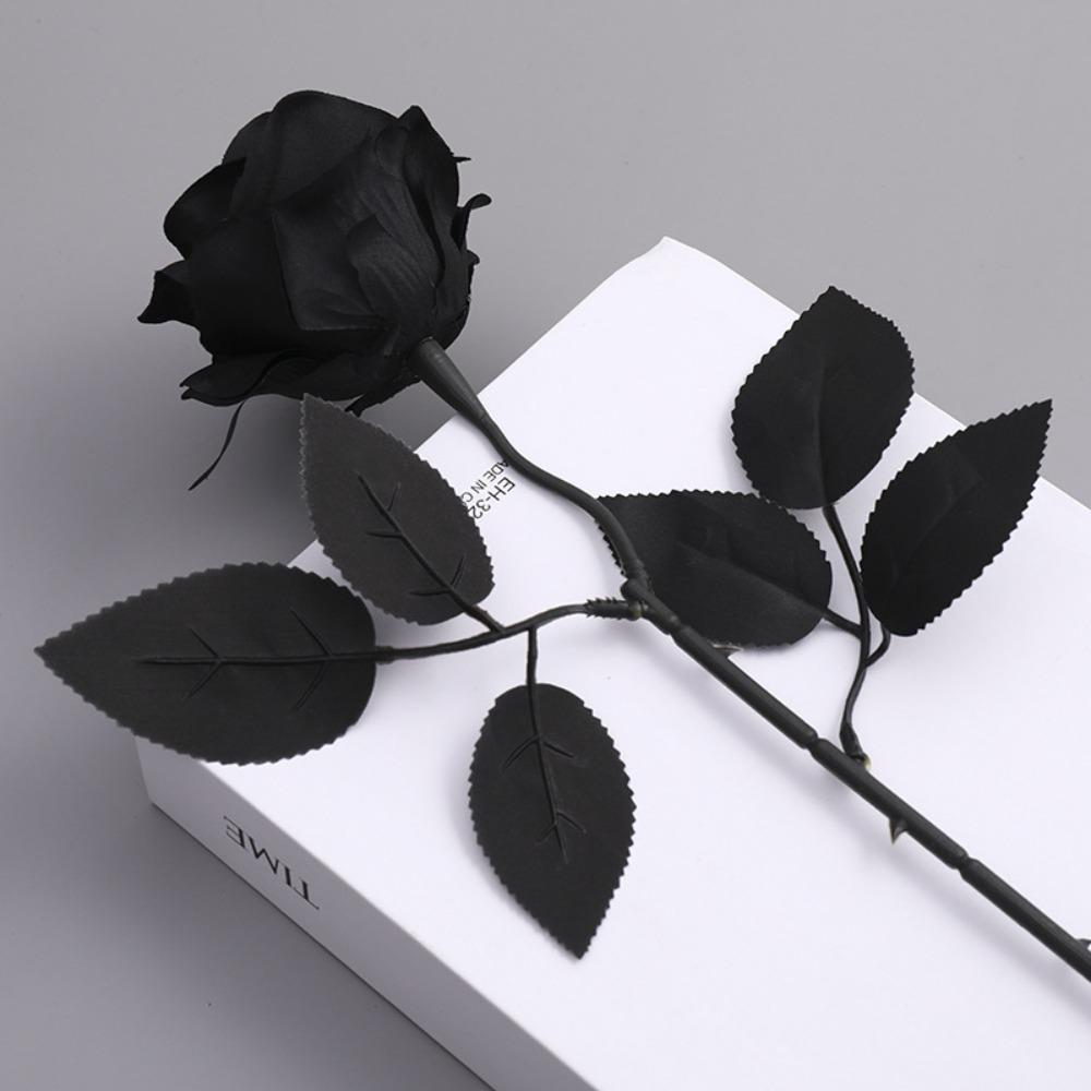 Pure Black Simulation Rose Bouquet Silk Fake Rose Flower Wedding Home Party Decor чёрный
Pure Black Simulation Rose Bouquet Silk Fake Rose Flower Wedding Home Party Decor чёрный