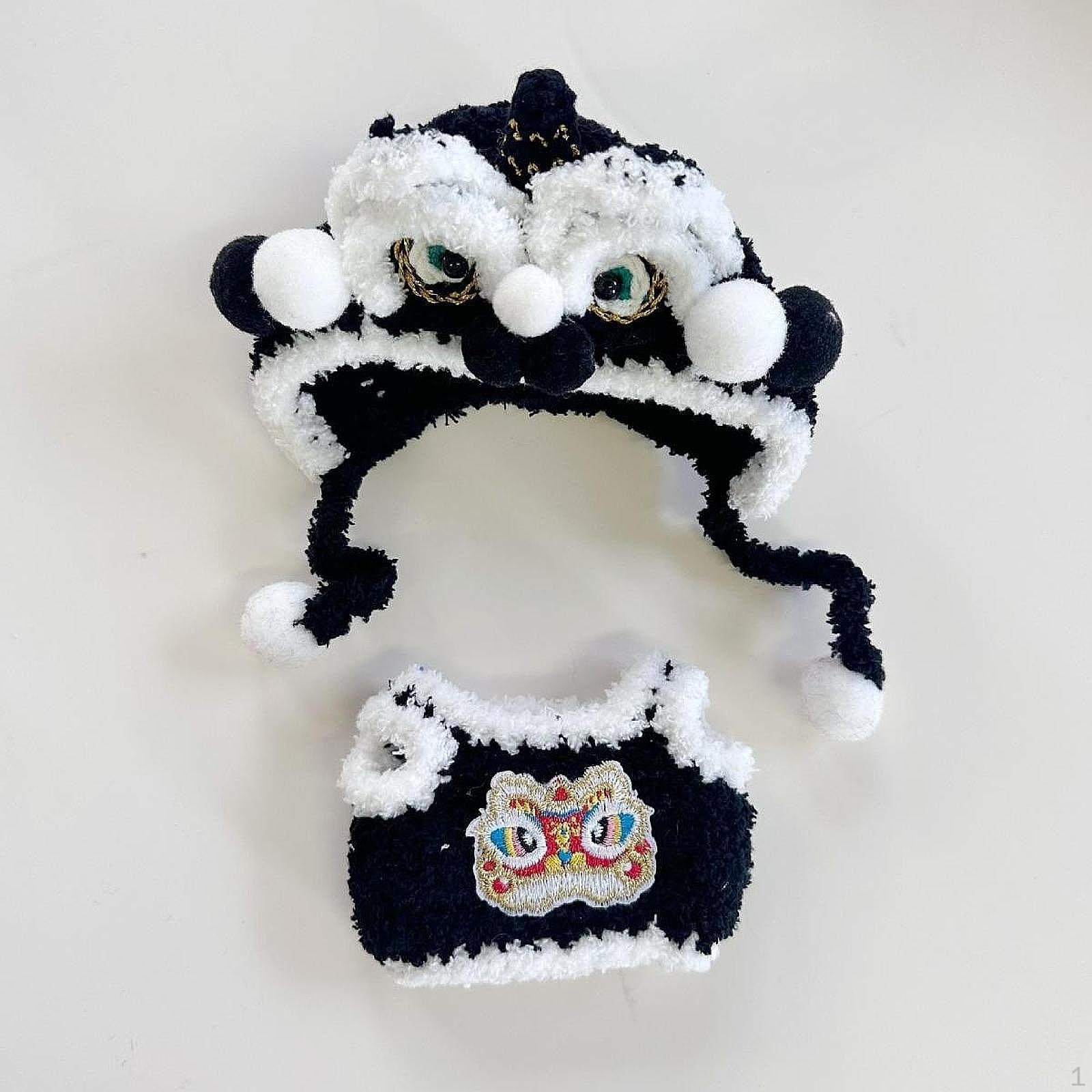 Doll Lion Dance Clothes Cos Accessory Fashion Clothing for Little Girls DIY Outfit with чорний
Doll Lion Dance Clothes Cos Accessory Fashion Clothing for Little Girls DIY Outfit with чорний