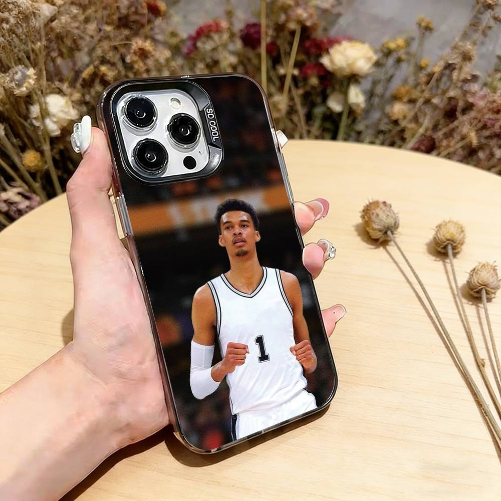 BasketballStar Victor Wembanyama PhoneCase For iPhone 17,16,15,14,13,12,11 Plus,ProMax,XS,Colorful Silver Phone case Funda Cover iPhone15
BasketballStar Victor Wembanyama PhoneCase For iPhone 17,16,15,14,13,12,11 Plus,ProMax,XS,Colorful Silver Phone case Funda Cover iPhone15