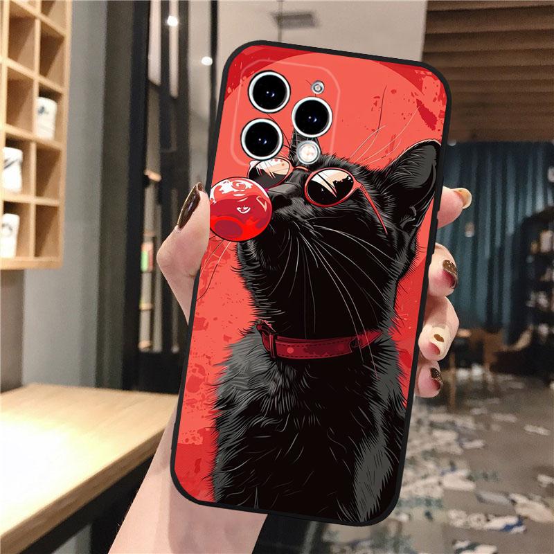 Phone Case Carcasa Funda For iPhone 17 Pro Max Air 16 15 14 13 Pro Max 15 16 Pro 15Plus 16E Black Cats Case iPhone 13ProMax
Phone Case Carcasa Funda For iPhone 17 Pro Max Air 16 15 14 13 Pro Max 15 16 Pro 15Plus 16E Black Cats Case iPhone 13ProMax