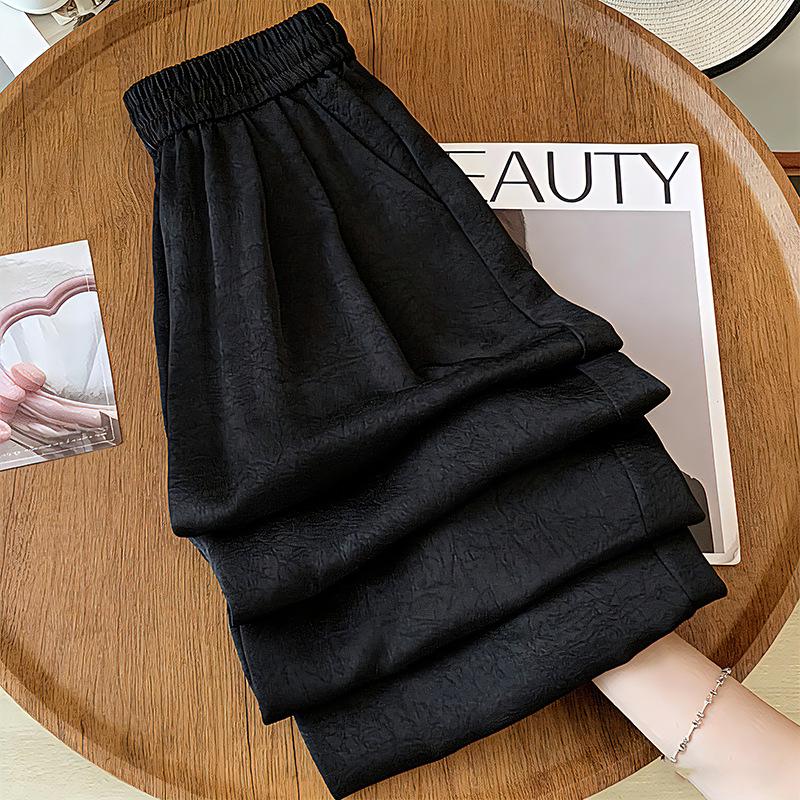 Women s Elastic Waist Casual Trousers - Slimming, Comfortable, Loose Fit for Spring and Summer 3XL (recommended 53-60 kg) чорний
Women s Elastic Waist Casual Trousers - Slimming, Comfortable, Loose Fit for Spring and Summer 3XL (recommended 53-60 kg) чорний