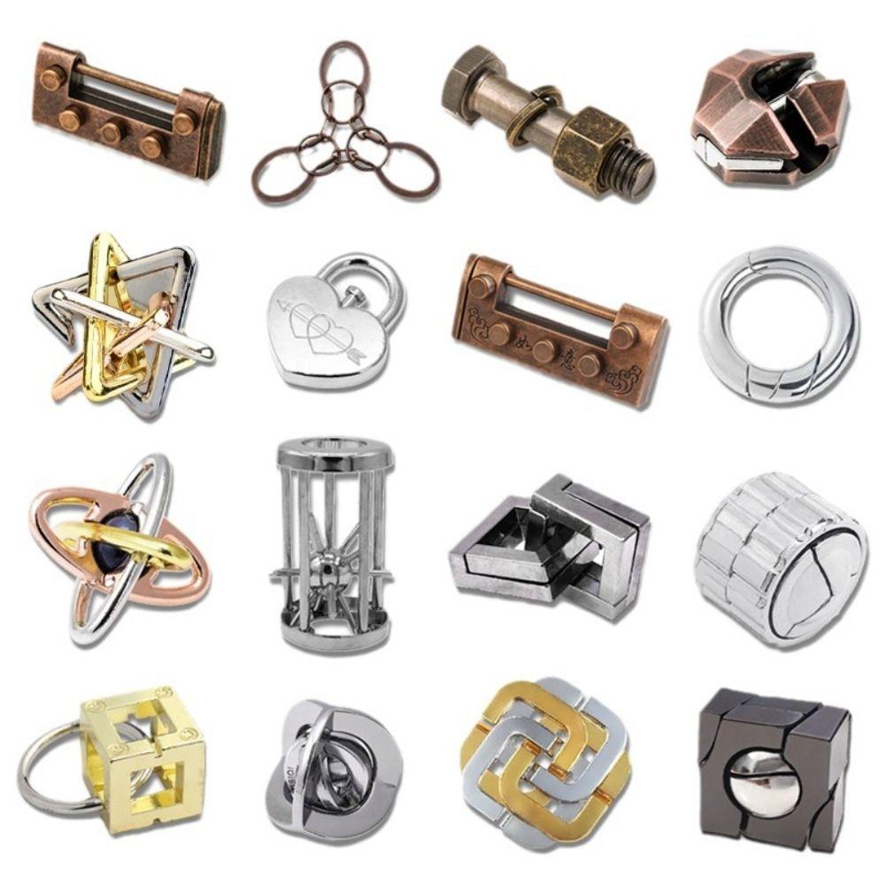 Luban Lock цинковый сплав головоломка игрушки головоломка Luban Lock головоломка игрушка для детей и взрослых 2
Luban Lock цинковый сплав головоломка игрушки головоломка Luban Lock головоломка игрушка для детей и взрослых 2