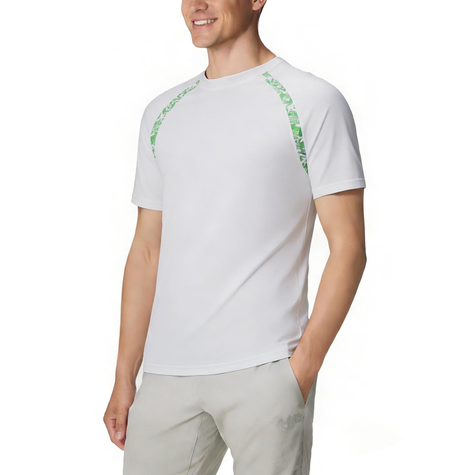 Men s Summer Skinny Ice Silk Breathable Round Neck Quick-drying Clothing Casual Sports T-shirt Tops XL білий
Men s Summer Skinny Ice Silk Breathable Round Neck Quick-drying Clothing Casual Sports T-shirt Tops XL білий