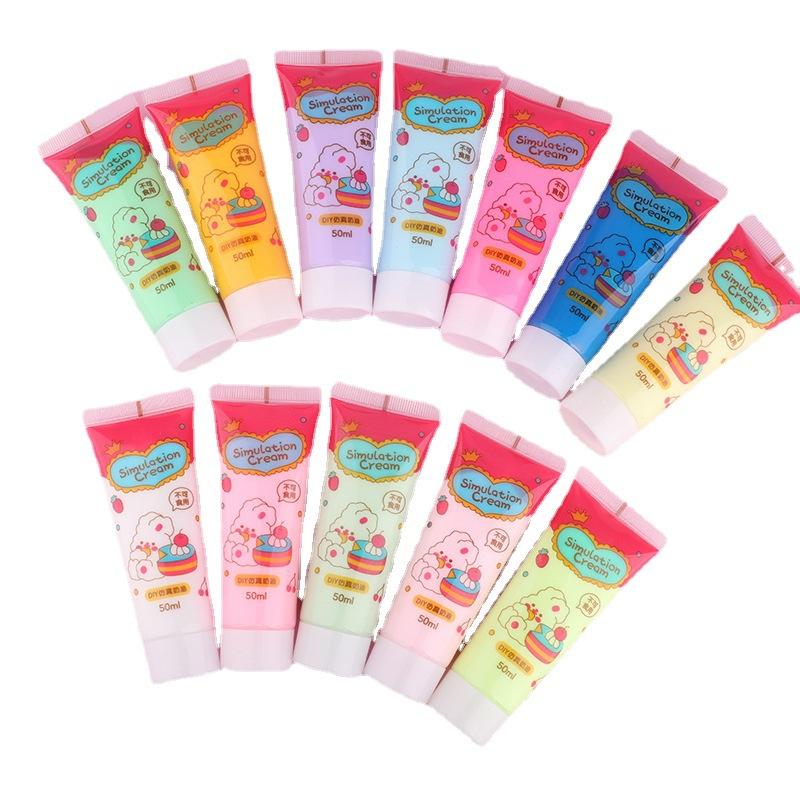 12color/lot 50ml Imitation Cream Glue Set Hair Clip Phone Case DIY Handmade Material Pack Accessories
12color/lot 50ml Imitation Cream Glue Set Hair Clip Phone Case DIY Handmade Material Pack Accessories