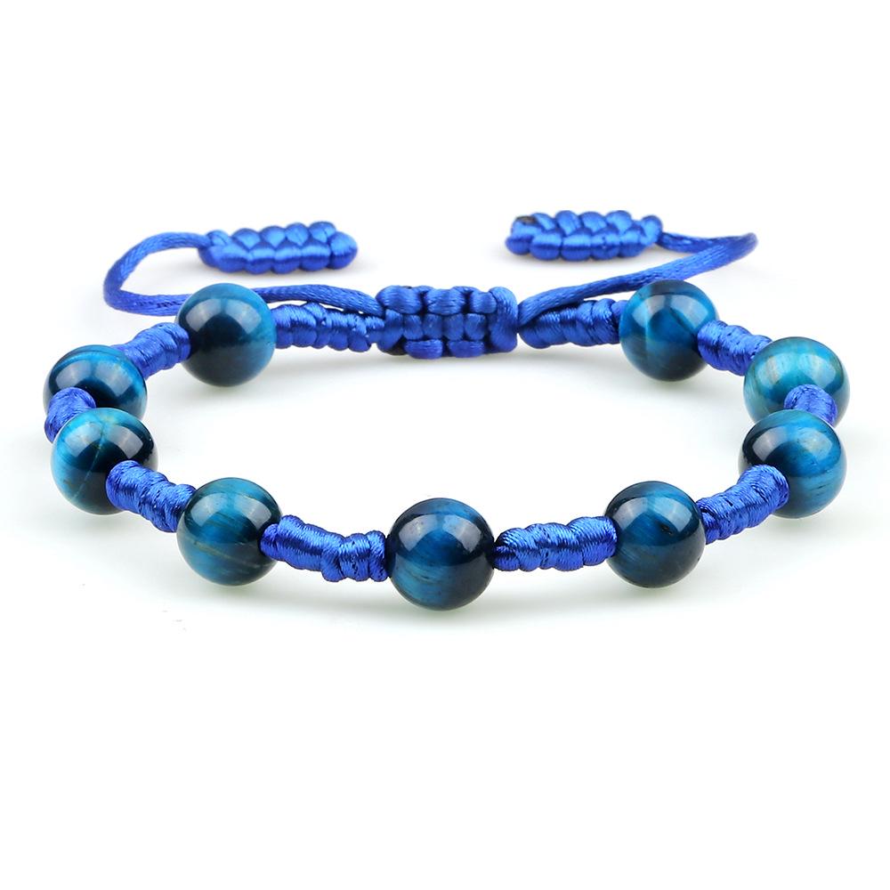 Bohemian Hand-Woven Women s Bracelet with Deep Blue and Colorful Tiger Eye Stones
Bohemian Hand-Woven Women s Bracelet with Deep Blue and Colorful Tiger Eye Stones