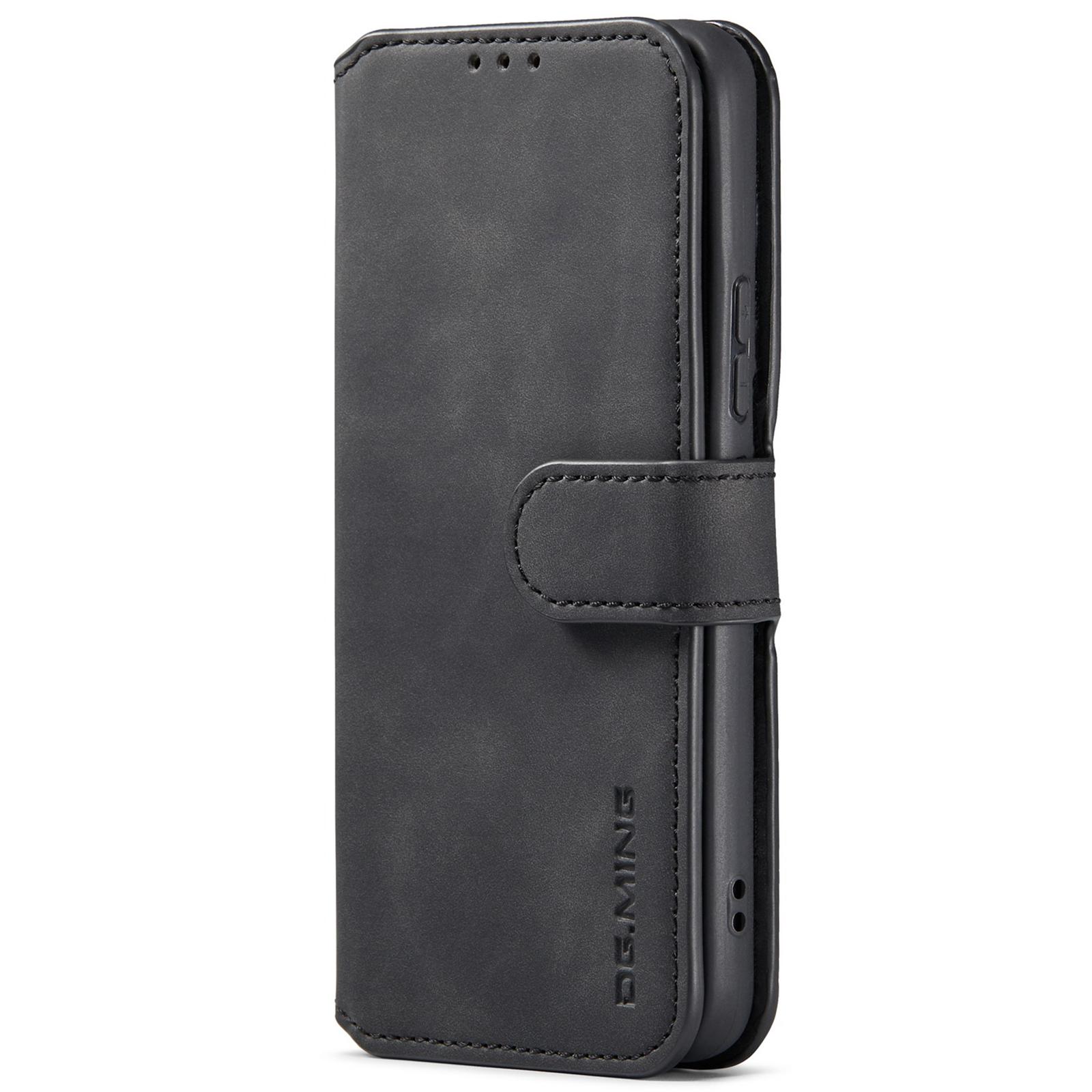 DG.MING All-inclusive Protection Retro Style Phone Case Stand Wallet PU Leather Cover for Samsung Galaxy S22 5G Black
DG.MING All-inclusive Protection Retro Style Phone Case Stand Wallet PU Leather Cover for Samsung Galaxy S22 5G Black