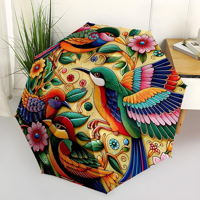 1pc Colorful Birds Floral MandalaUmbrella with Plastic Handle,Suitable for All Seasons Home Travel Outdoor UmbrellaB1747
1pc Colorful Birds Floral MandalaUmbrella with Plastic Handle,Suitable for All Seasons Home Travel Outdoor UmbrellaB1747