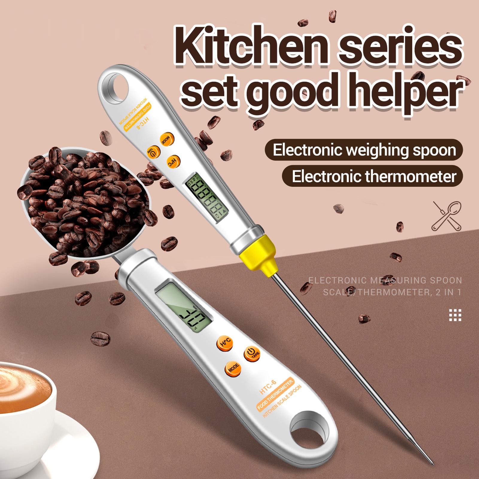 -6 Multifunctional Digital Display 2-in-1 Electronic Scale Measu Spoon Weighing Gram Meter Measu Spoon Scale Kitchen Thermometer
-6 Multifunctional Digital Display 2-in-1 Electronic Scale Measu Spoon Weighing Gram Meter Measu Spoon Scale Kitchen Thermometer