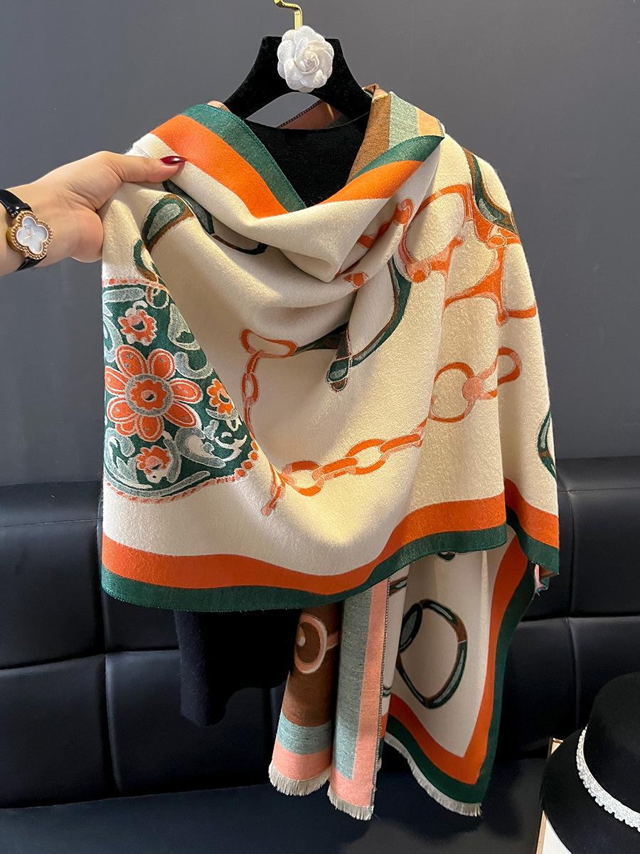 Fashion color woven pattern khaki imitation cashmere scarf women s autumn versatile long autumn outer shawl scarf 190*65cm бежевый
Fashion color woven pattern khaki imitation cashmere scarf women s autumn versatile long autumn outer shawl scarf 190*65cm бежевый